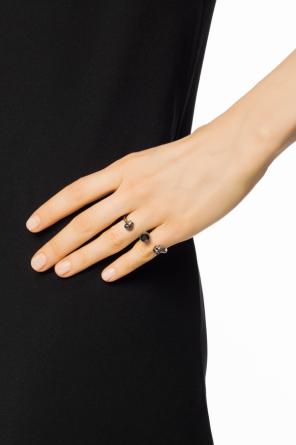 Skull motif double ring, zdjęcie 2 Skull motif double ring od Alexander McQueen